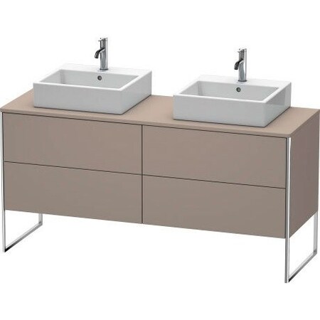 Duravit Xsquare Vanity Unit For Console Basalt Matt XS4927B4343